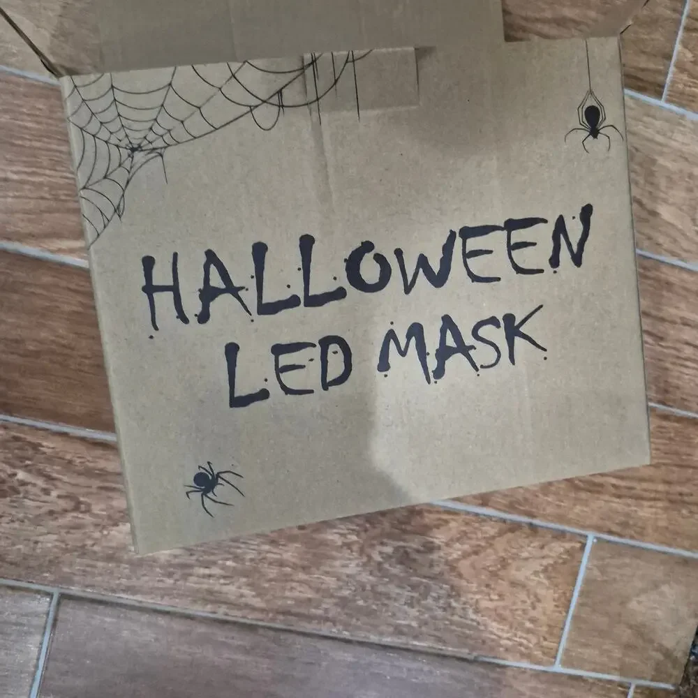 NEW Halloween glowing LED Purge Mask designed neon EL wire set of 2